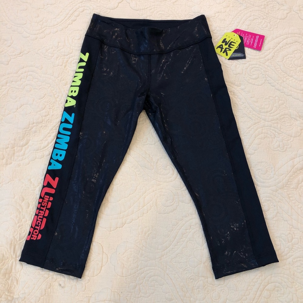 NWT Zumba Fitness Capri Leggings Marvelous M